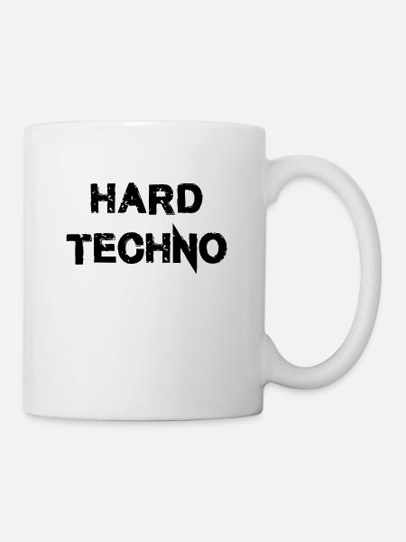 Techno dur - Mug blanc - blanc