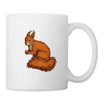 Red squirrel - Mug - white - Right
