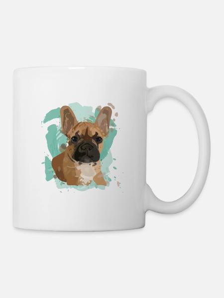 Cadeau de chien Frenchie bouledogue français - Mug blanc - blanc
