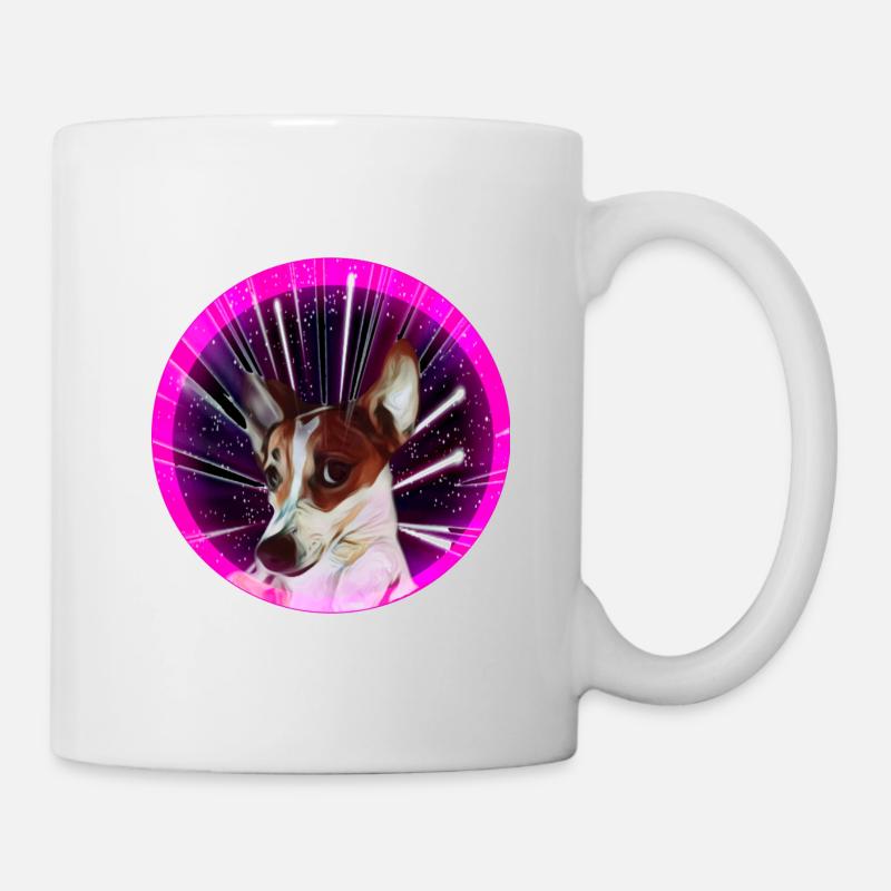 Hunde T-Shirt - Tasse - Weiß