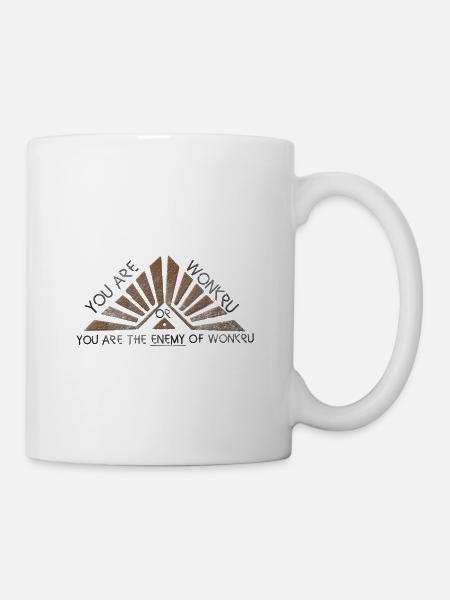 Vous gagnez ou vous êtes l'ennemi de wonkru - Mug blanc - blanc