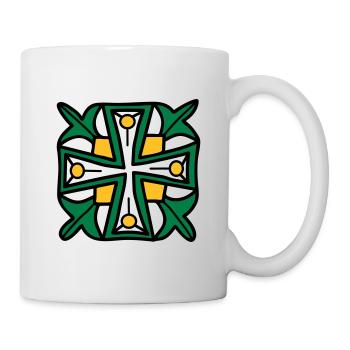 Croix celtique - Mug blanc - blanc - Droite