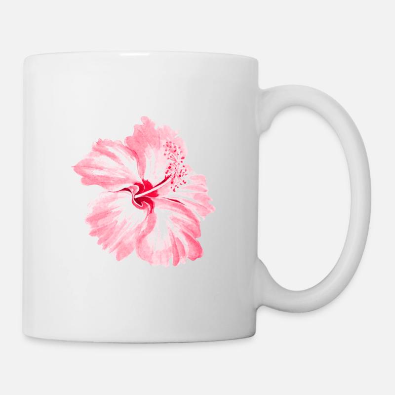fleur - Mug blanc - blanc
