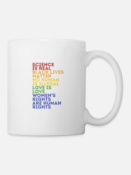LGBT Droits de l'homme - Mug blanc - blanc