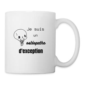 Je suis une ostéopathe d'exception ! Idée cadeau - Mug blanc - blanc - Droite