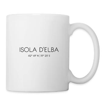 ELBA, Italien, Mittelmeer, Toskana - Tasse - Weiß - Rechts