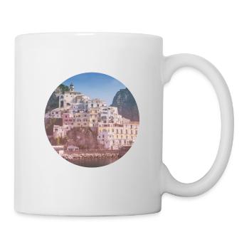 Amalfi Coast Vintage Poster Voyage Italie - Mug blanc - blanc - Droite