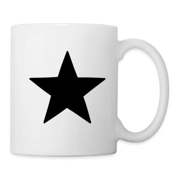 Choose your design color! Symbol Star Logo Muster - Tasse - Weiß - Rechts