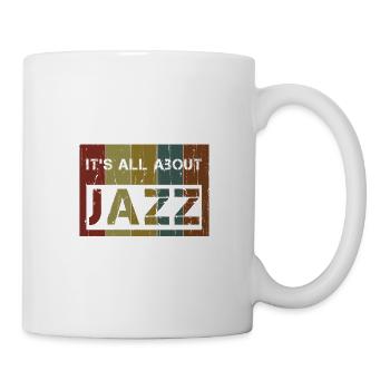 It' all about jazz - Tasse - Weiß - Rechts
