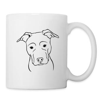 Amerikan Staffordshir Terrier - Mug - white - Right