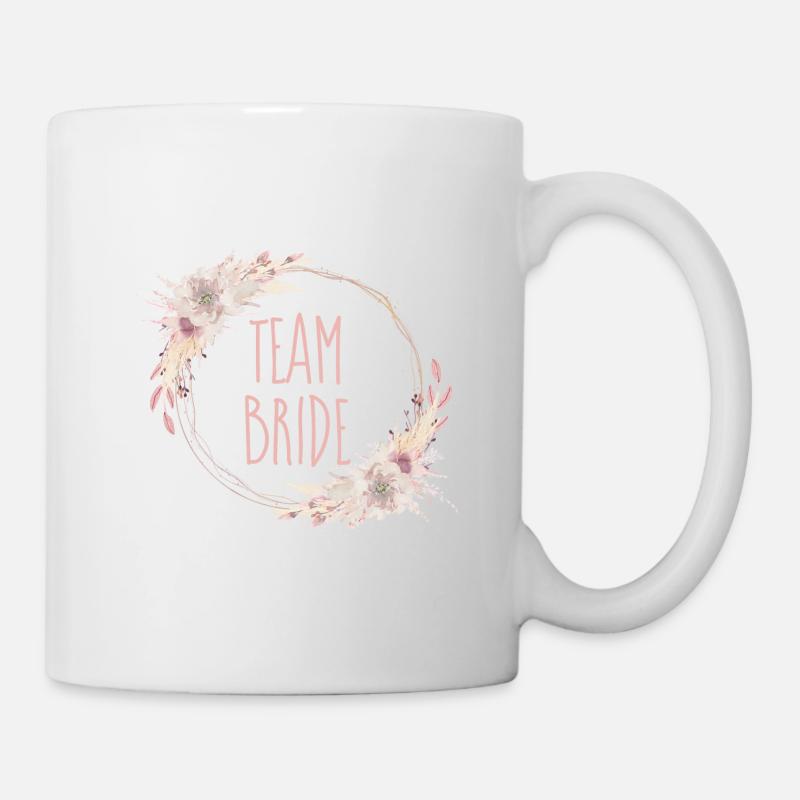 Boho Team Bride 1 - Tasse - Weiß