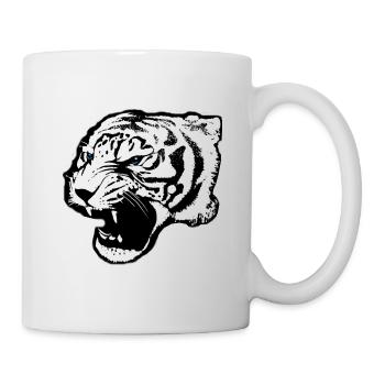 Tiger's head tiger's eye tiger predator Africa - Mug - white - Right