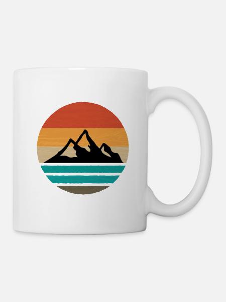 Hiking Mountaineering Mountains Mountain Hike Mountains - Mug - white
