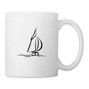 Ship Sailing Boat Sailing Sailing Captain Sailor - Mug - white - Right