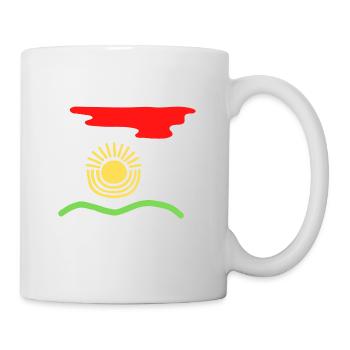 Reggae Summer Festival Dreadlocks Rasta Geschenk - Tasse - Weiß - Rechts