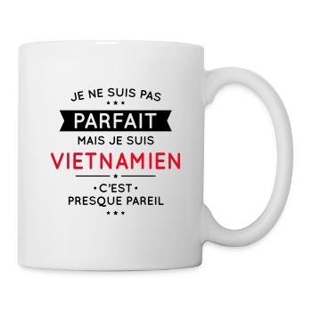 Je ne suis pas parfait mais je suis Vietnamien - Mug blanc - blanc - Droite