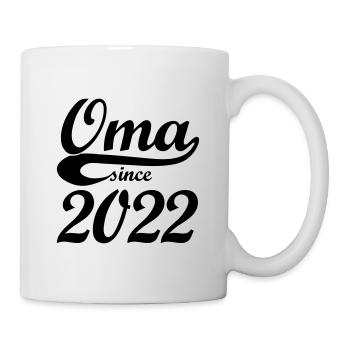 Oma since 2022 Farbwechsel - Tasse - Weiß - Rechts