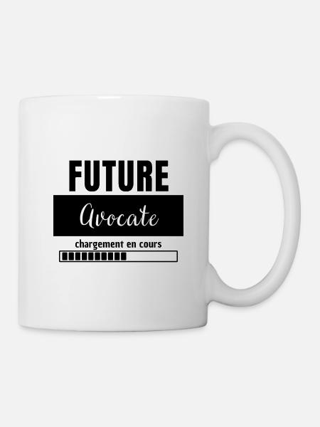 Future Avocate Chargement en cours - Mug blanc - blanc
