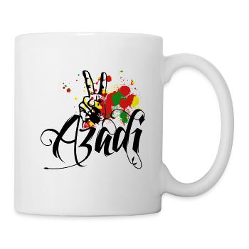 Peace Kurdistan - Mug - white - Right