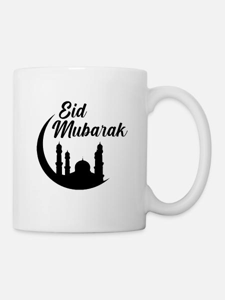 Aïd Moubarak Islam Musulman Ramadan Moubarak Cadeau - Mug blanc - blanc