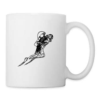 Diver Passion Weightless Underwater World - Mug - white - Right