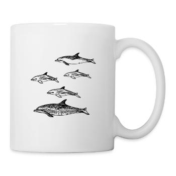 Dolphin School - Mug - white - Right