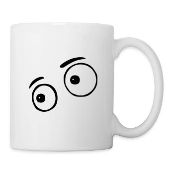 Funny eyes - Mug - white - Right