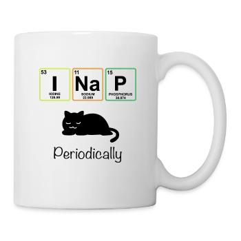 I Nap Cat Tableau périodique Enseignant T Shirt Cadeau - Mug blanc - blanc - Droite