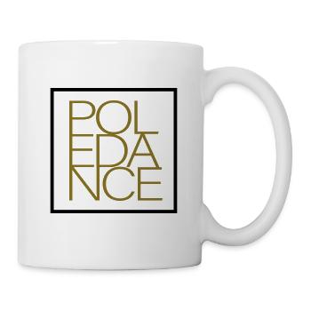 Pole Dance Text - Square - Mug - white - Right