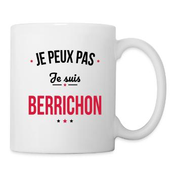 Je peux pas je suis Berrichon - Mug blanc - blanc - Droite