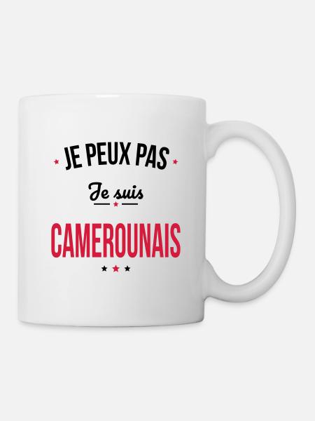 Je peux pas je suis Camerounais - Mug blanc - blanc