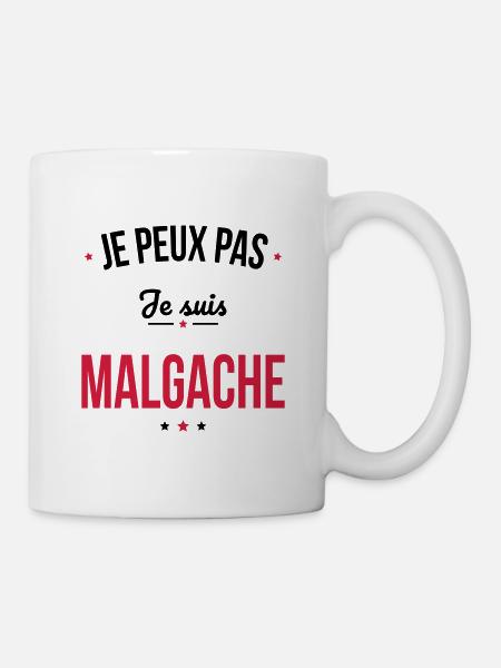 Je peux pas je suis Malgache - Mug blanc - blanc