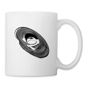 Geometric Circle Ellipses Parabolas Lines - Mug - white - Right