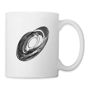 Geometric Circle Ellipses Lines - Mug - white - Right
