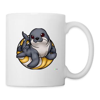Seal Sticker - Tasse - Weiß - Rechts
