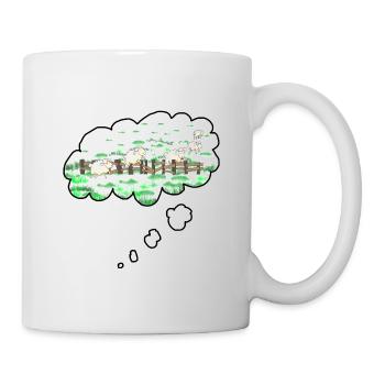 Counting sheep - Mug - white - Right