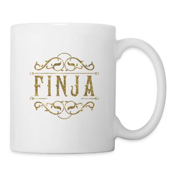 Finja gold - Tasse - Weiß - Rechts