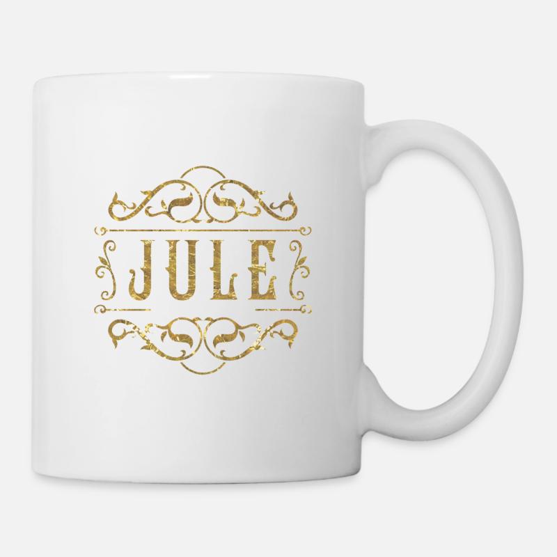 Jule gold - Tasse - Weiß