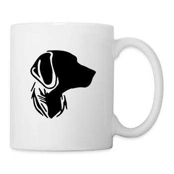 Portrait de chien pour de fiers propriétaires de chiens - Mug blanc - blanc - Droite