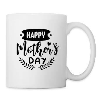 Bonne fête des mères - Mug blanc - blanc - Droite