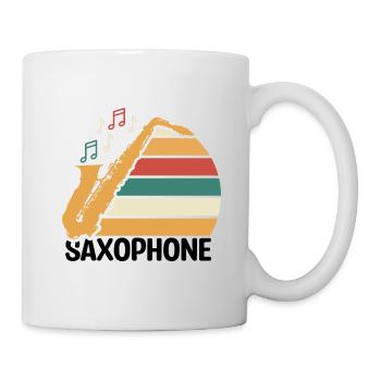 Saxophone Jazz - Mug blanc - blanc - Droite