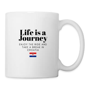 Reise nach Kroatien - Tasse - Weiß - Rechts
