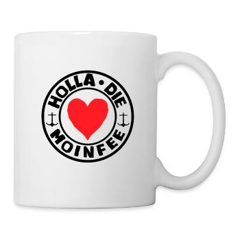 Holla die MoinFee - Tasse - Weiß - Rechts