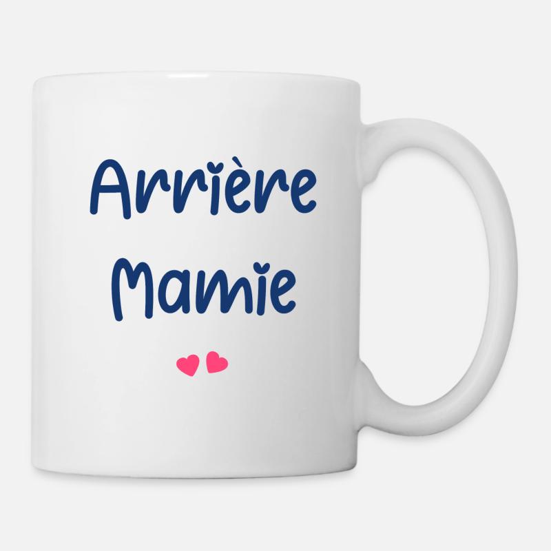 arrière mamie - Mug blanc - blanc