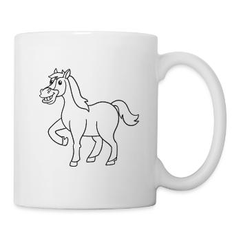 Horse, horses, gift, gift idea - Mug - white - Right