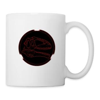 Giganotosaurus Fossil - Tasse - Weiß - Rechts