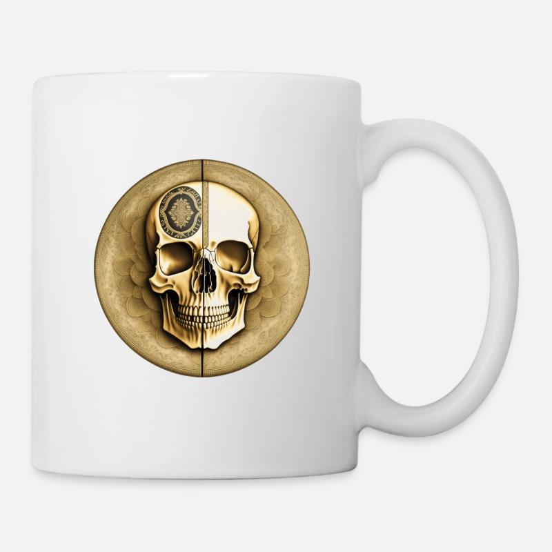 Un crâne d’un genre particulier - Mug blanc - blanc
