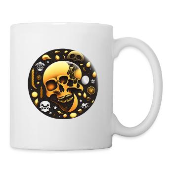 Skull Art - Mug - white - Right