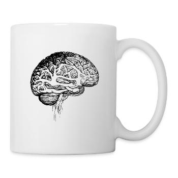 Medical Anatomical Brain Nerve Tissue - Mug - white - Right