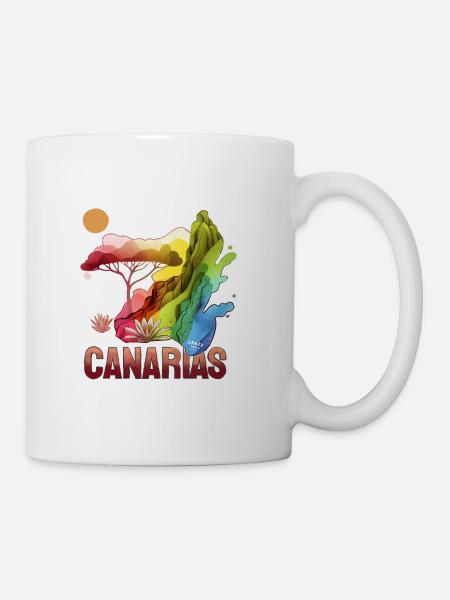 POT-pourri CANARIO Nº1 - Mug blanc - blanc